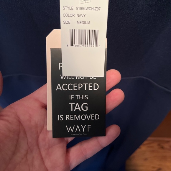 WAYF maxi navy never worn - Picture 2 of 2